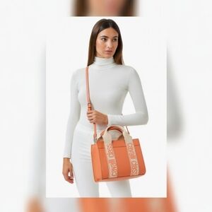 Cavalli Serafina Two-Tone Satchel Bag